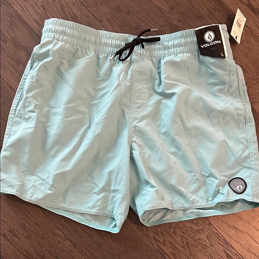 Volcom Men's Blue Swim Trunks